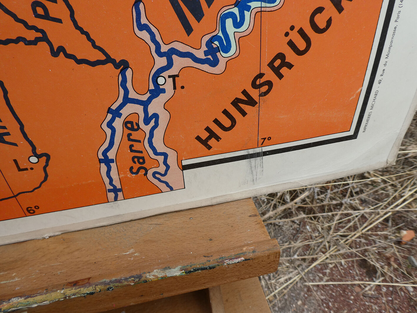 Former school card "Benelux" No.59 Hatier