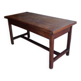 Old farmhouse table in solid oak
