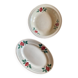 Set of 2 old Mado model dishes
