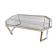 Table basse métal Chromé