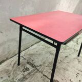 Vintage red formica table