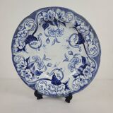 Creil & Montereau Flora round hollow dish Round hollow dish in Creil earthenware