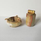 Ensemble briquet et cendrier