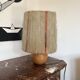 Ceramic and sisal wool desk lamp