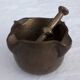 Mortier bronze