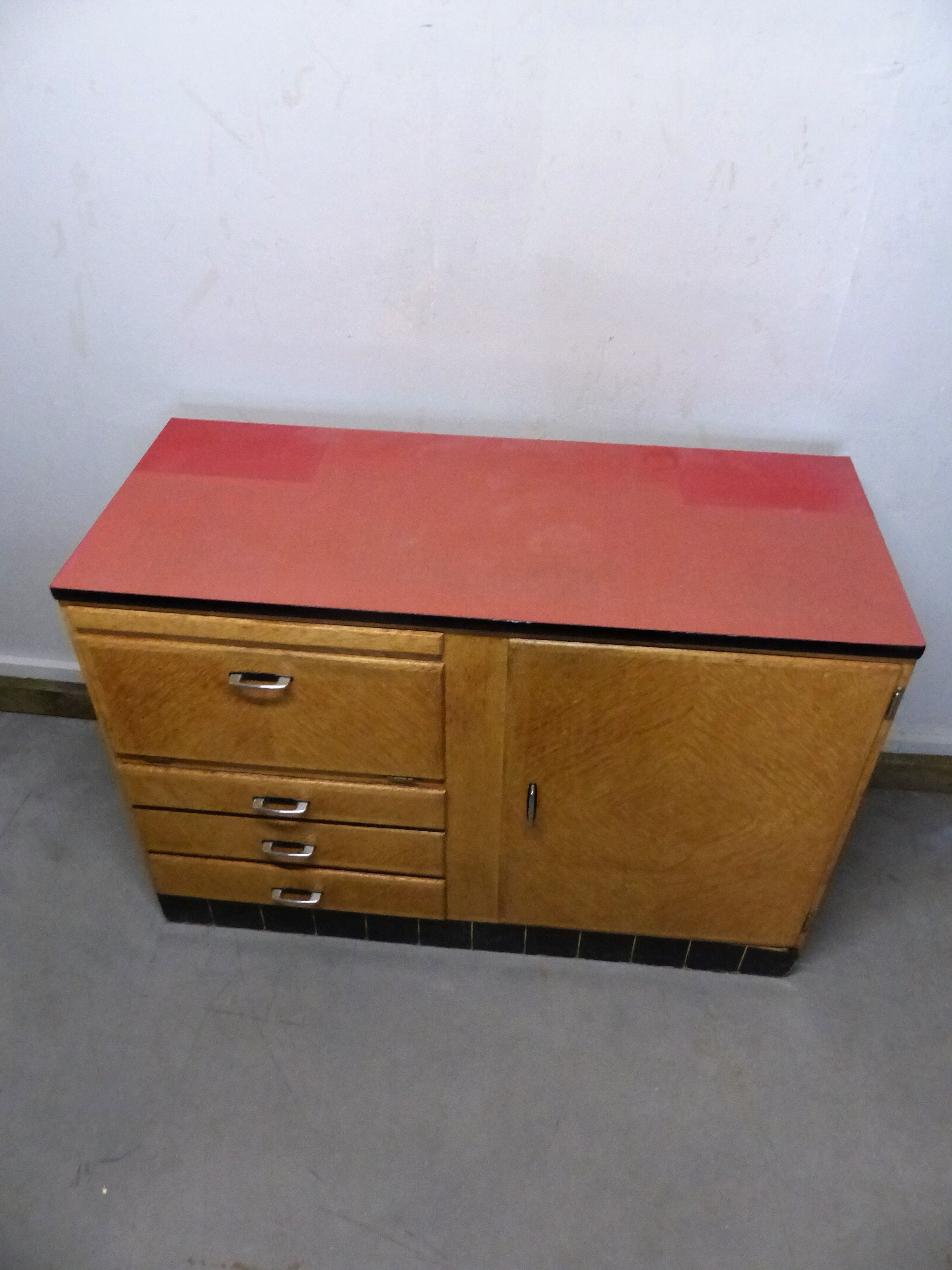 Meuble de cuisine bois & formica