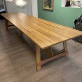 Wooden table in solid