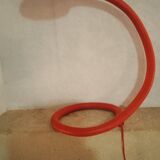 Orange flexible articulated lamp