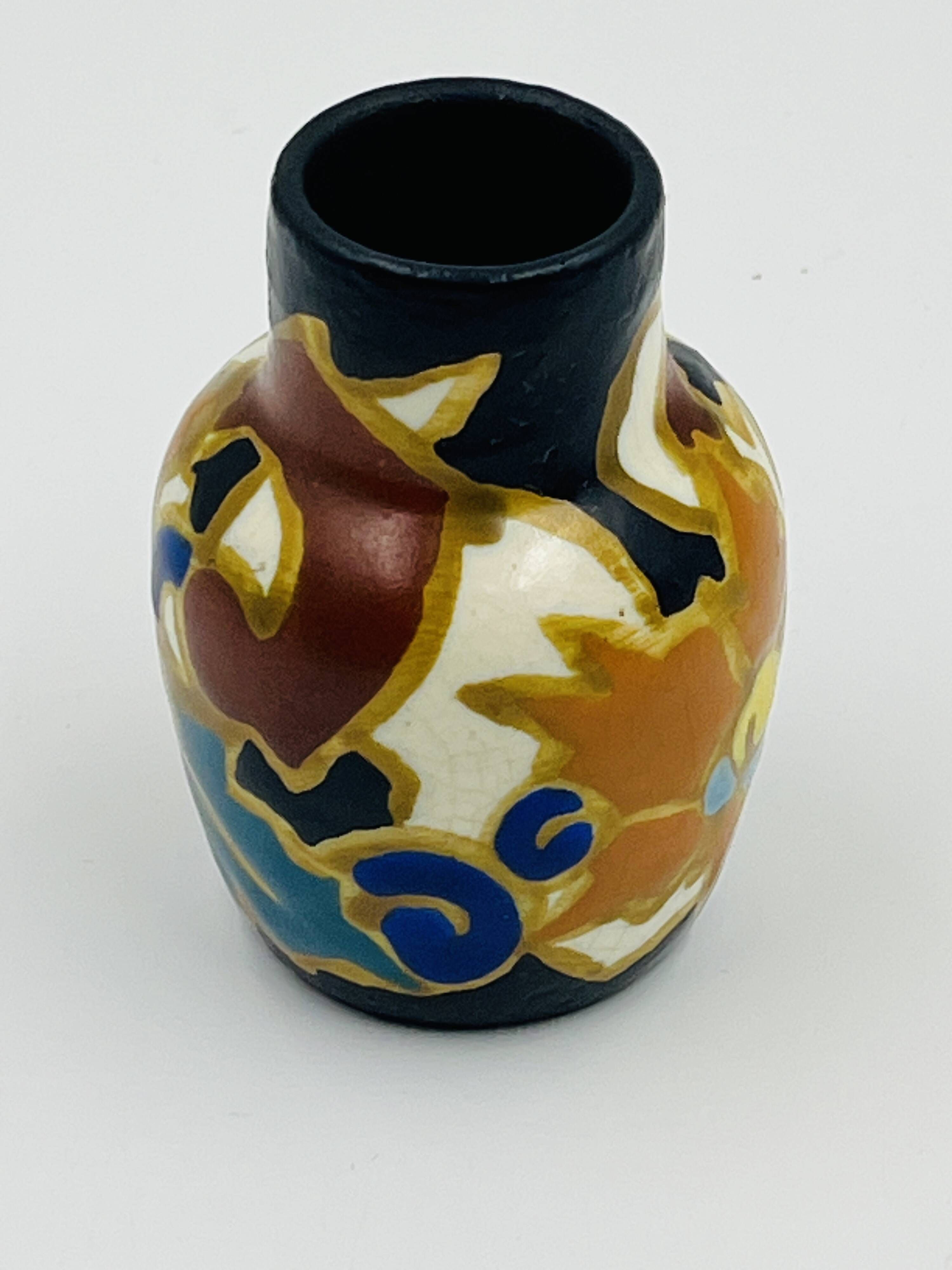 Miniature Art Deco vase by Émile Lombart