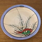 Coffee cup and under cup or tea made of iridescent Japanese porcelain