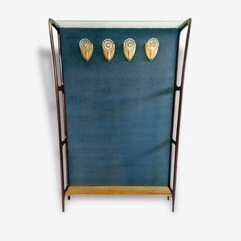 Porte manteau italien en hêtre teinté - 1950