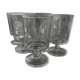 lot of vintage stemmed glasses from the 60s/70s