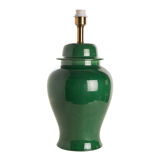 Base lamp jar temple green