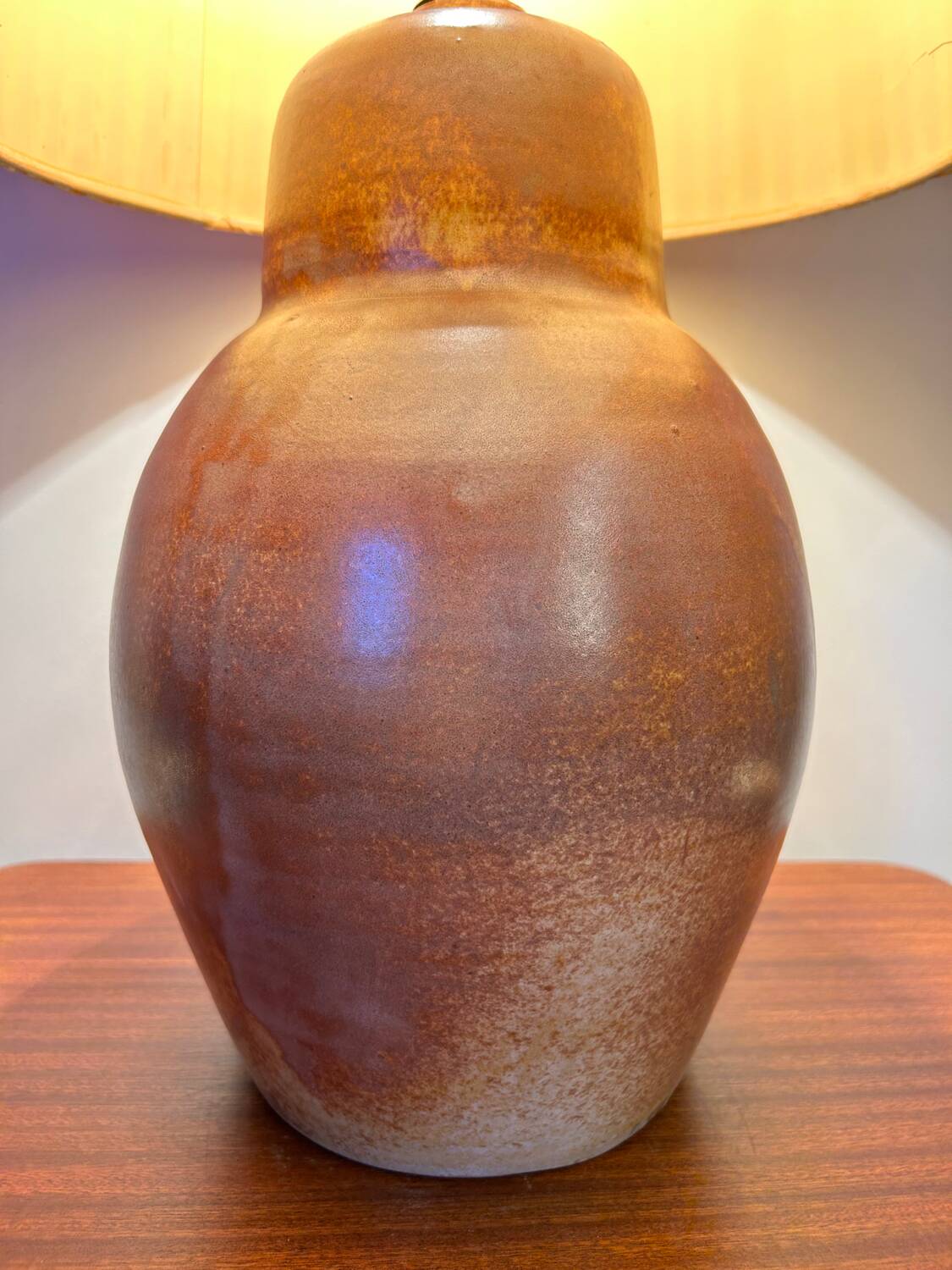 Large sandstone lamp from the 60s