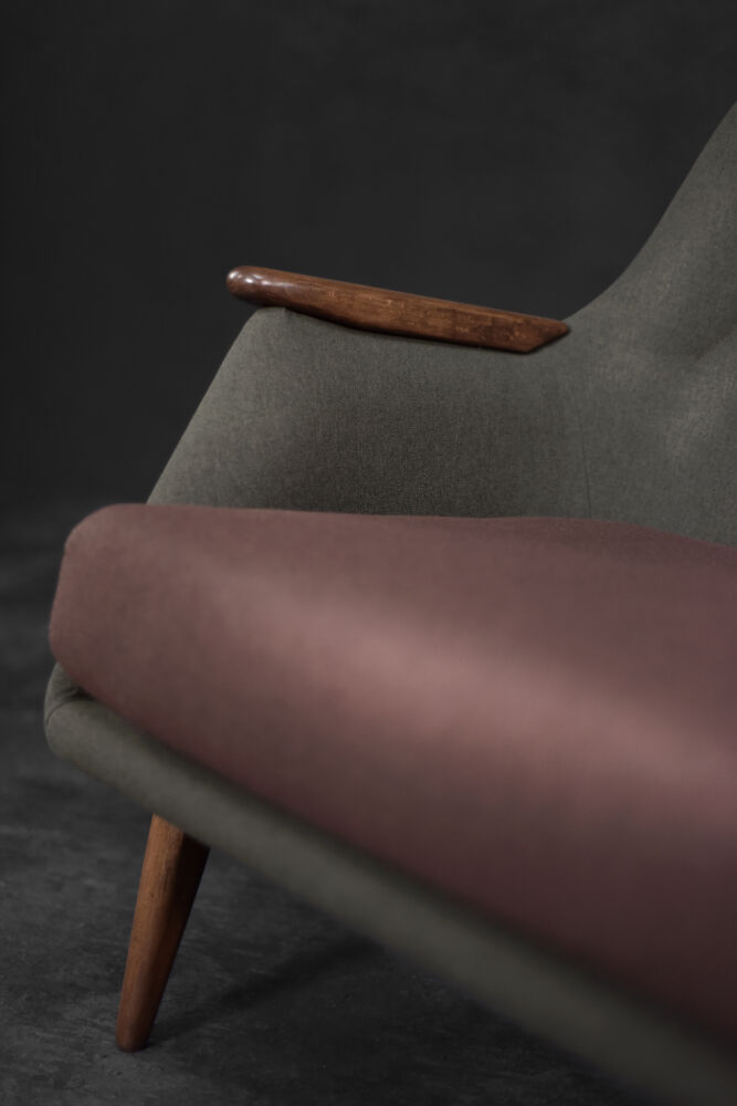 Vintage Mid-Century Modernist Living Room Set Pallas by Svante Skogh for Asko, 1950s, Set of 2