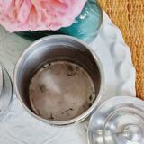 Set of 5 aluminum spice jar Tournus France