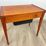 Scandinavian teak sewing table