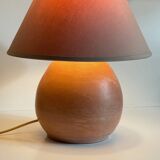 Vintage handmade terracotta lamp