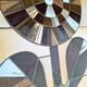 Roger Capron, vintage coffee table with ceramic top, design furniture.