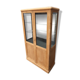 Vintage trend-going two-door raw oak window
