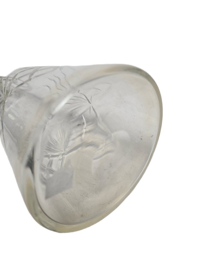 Art Deco crystal carafe, Germany, 1900s