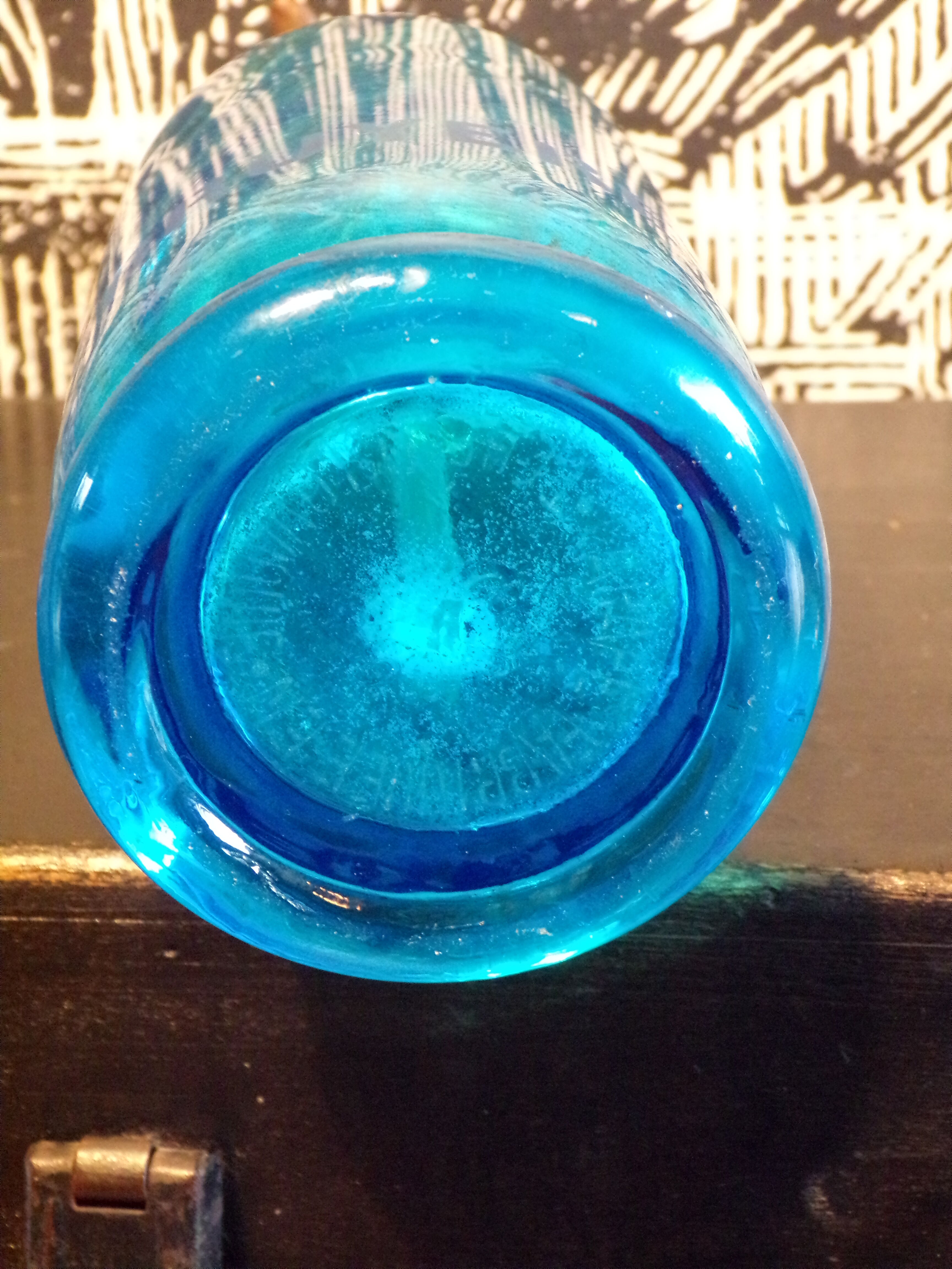 Seltz water blue siphon