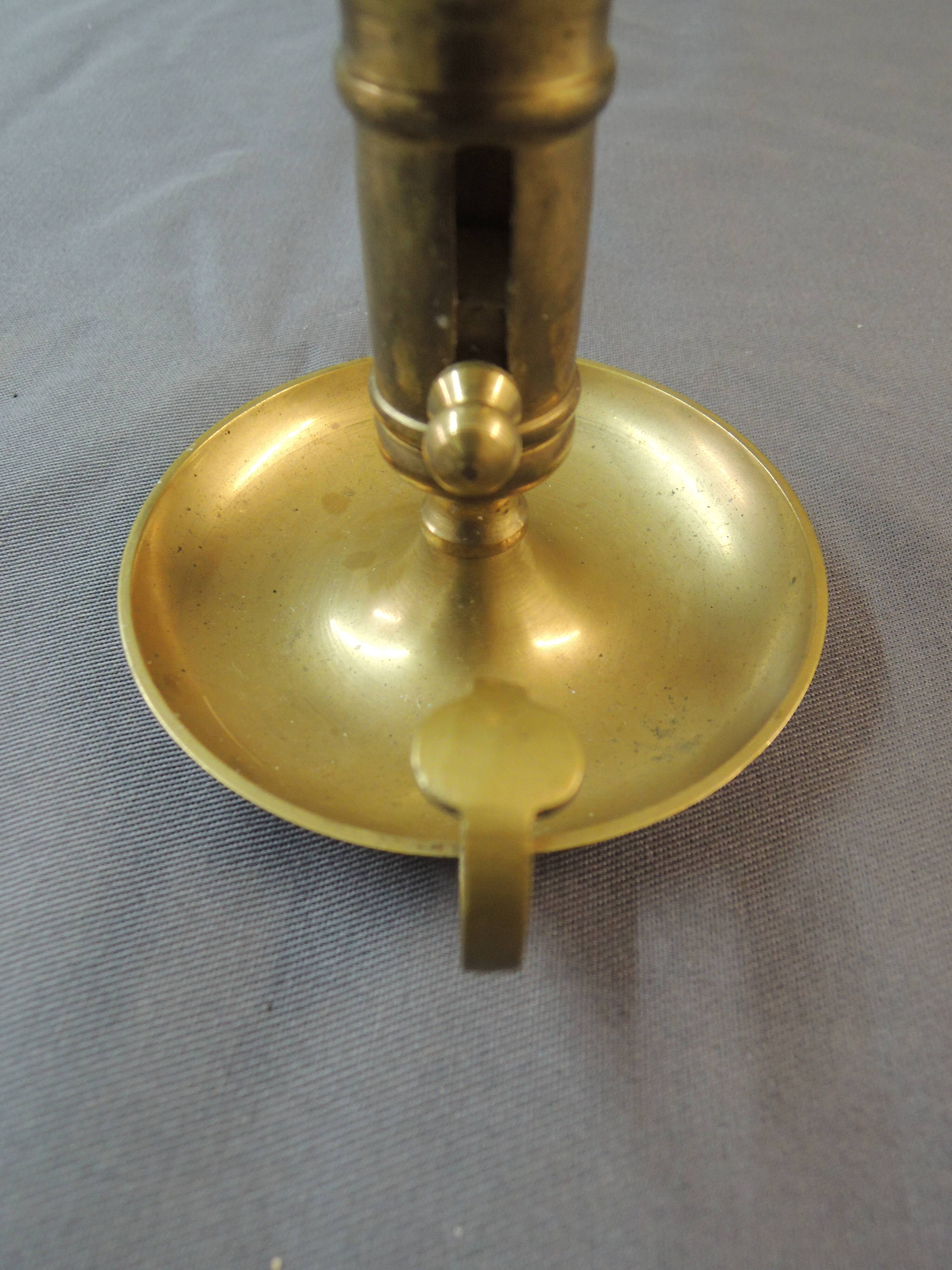 Brass candlestick