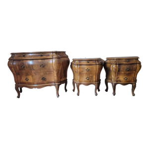 Commode et 2 tables de