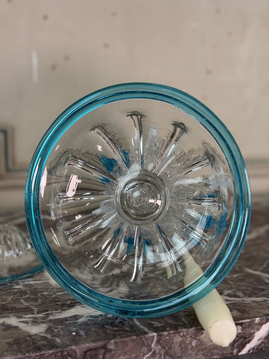 Venetian candlestick made of Murano glass, circa 1880