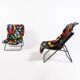 Chaises longues pliables Pop Art, années 1990