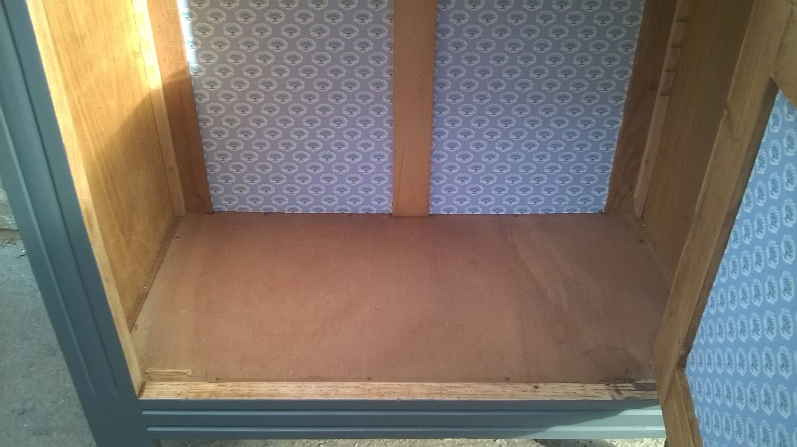 Parisian glass cabinet