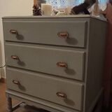 Commode bois patinée