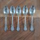 Solid silver spoons 1st grade 925° Master Goldsmith Prudent Quitte 1882