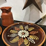 Plate presentation sandstone of Alsace