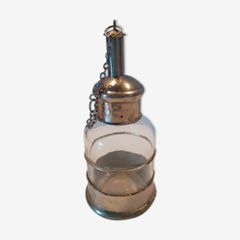 Glass and metal sugar sprinkler