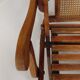 Fauteuil pliant canné