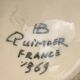 Vintage pitcher Henriot Quimper