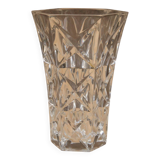 Vase en verre ciselé