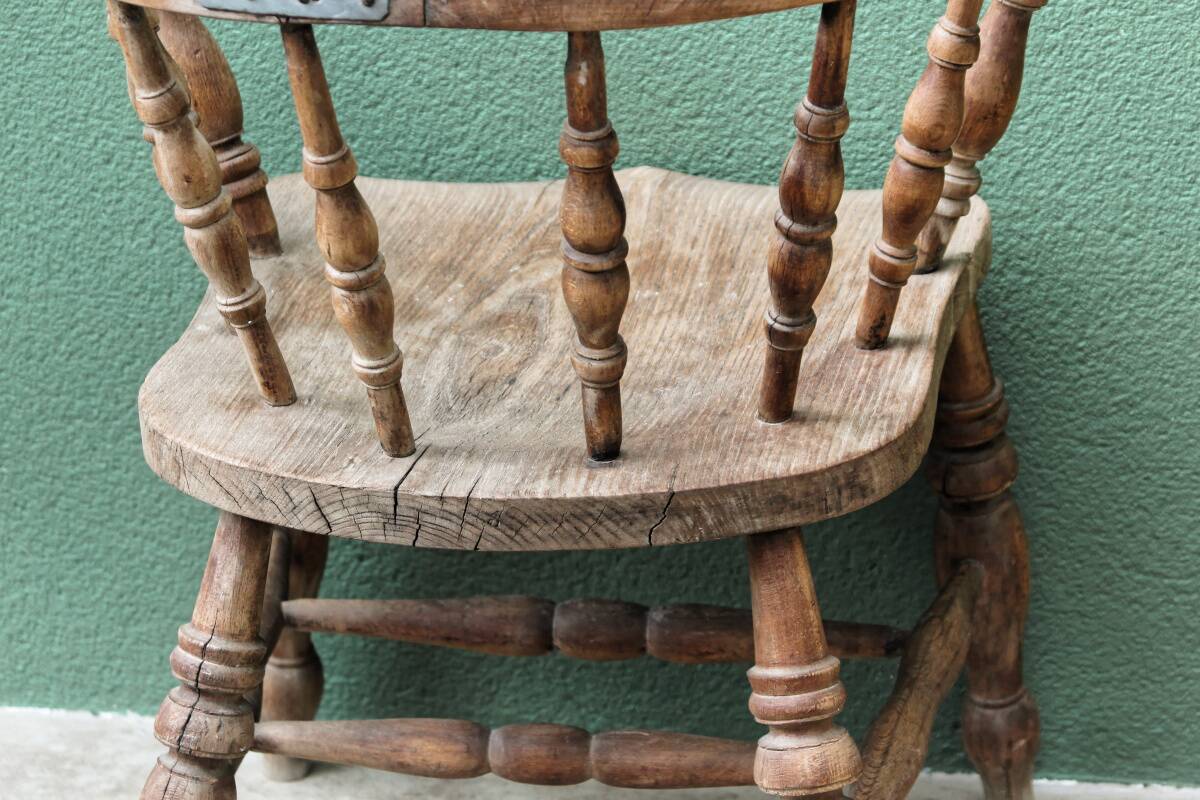 Victorian armchair, called "captain's"