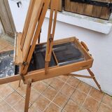 Vintage French folding field easel