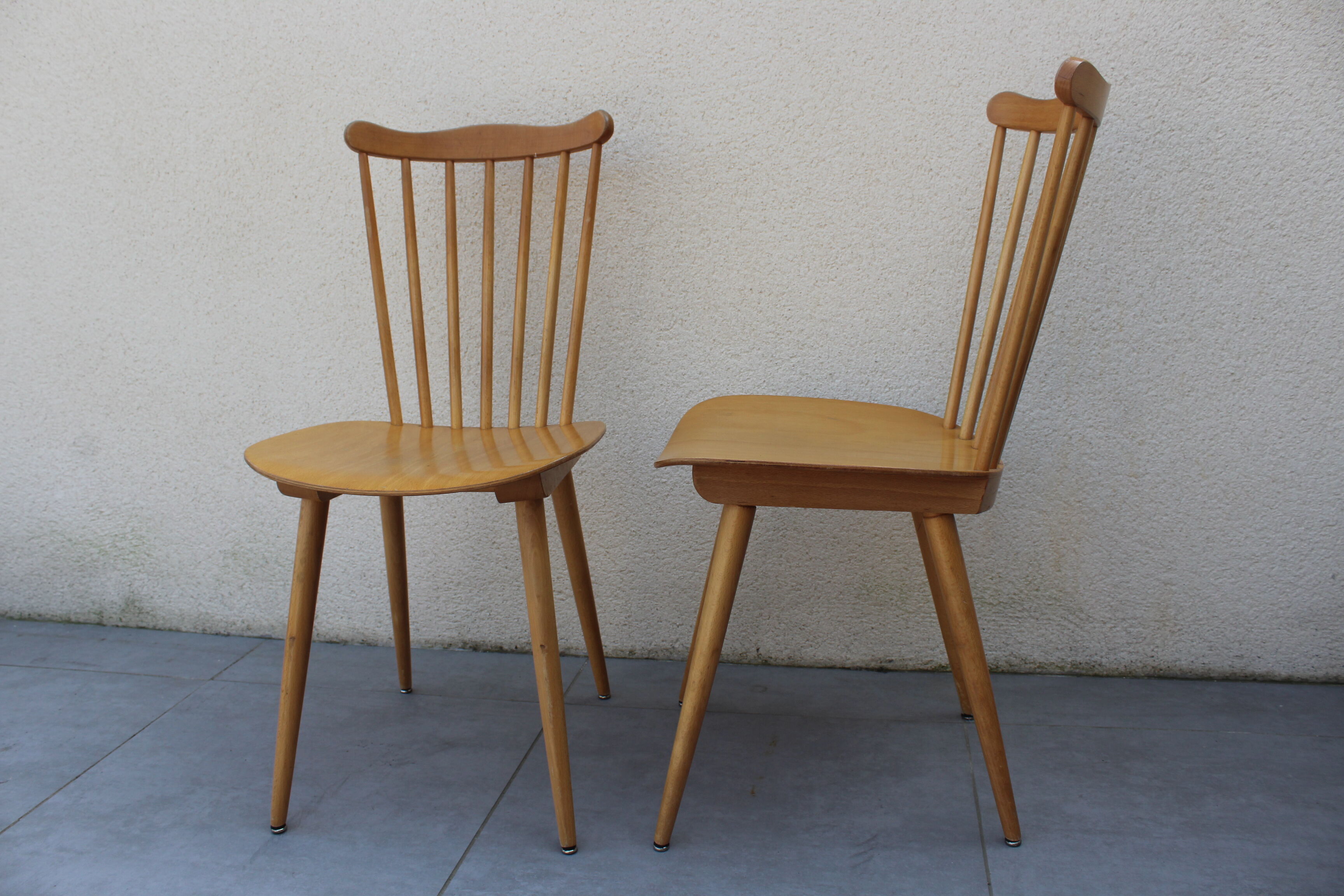 Two  bistro chairs