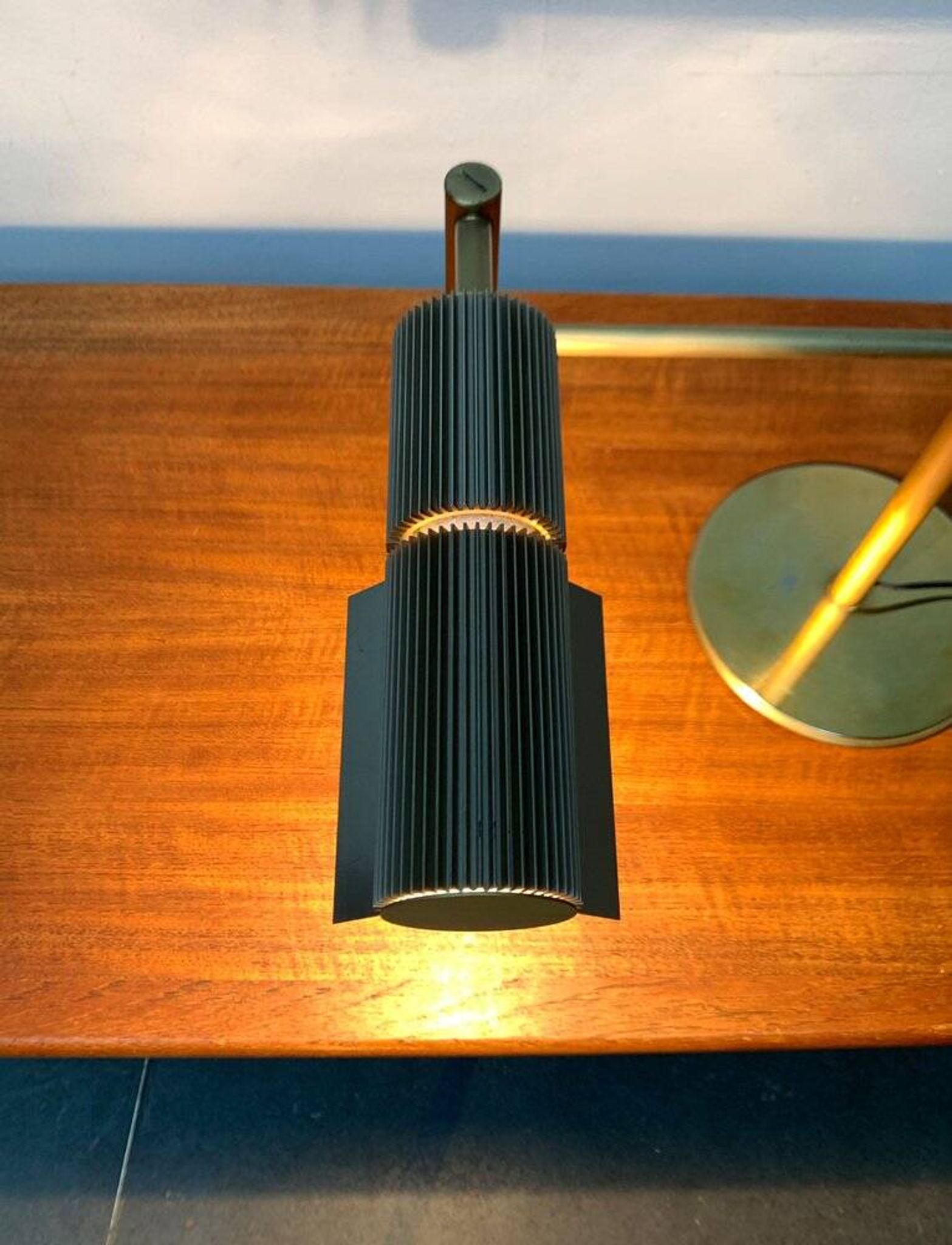 Space Age table lamp by V. Frauenknecht for Swisslamps International, 1970s.