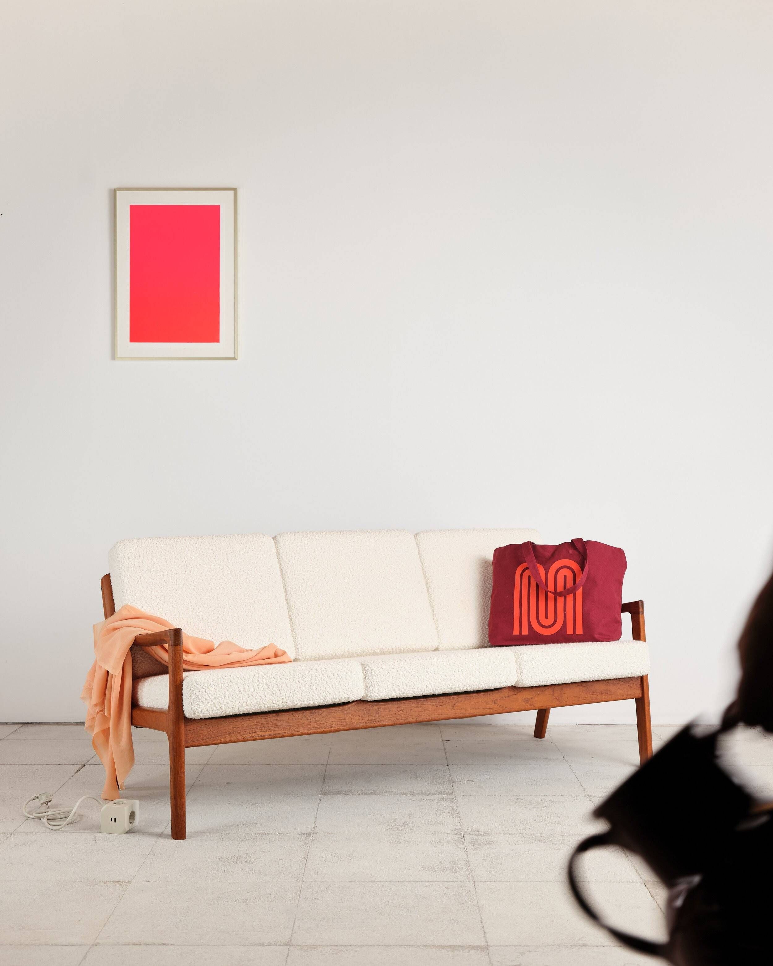 Senator 3-seater sofa in teak by Ole Wanscher, Denmark, 1950s.