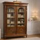 Elegant Empire bookcase, France, circa 1830.