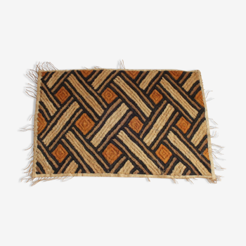 Tapis Shoowa, velours du Kasaï, Congo années 1950.