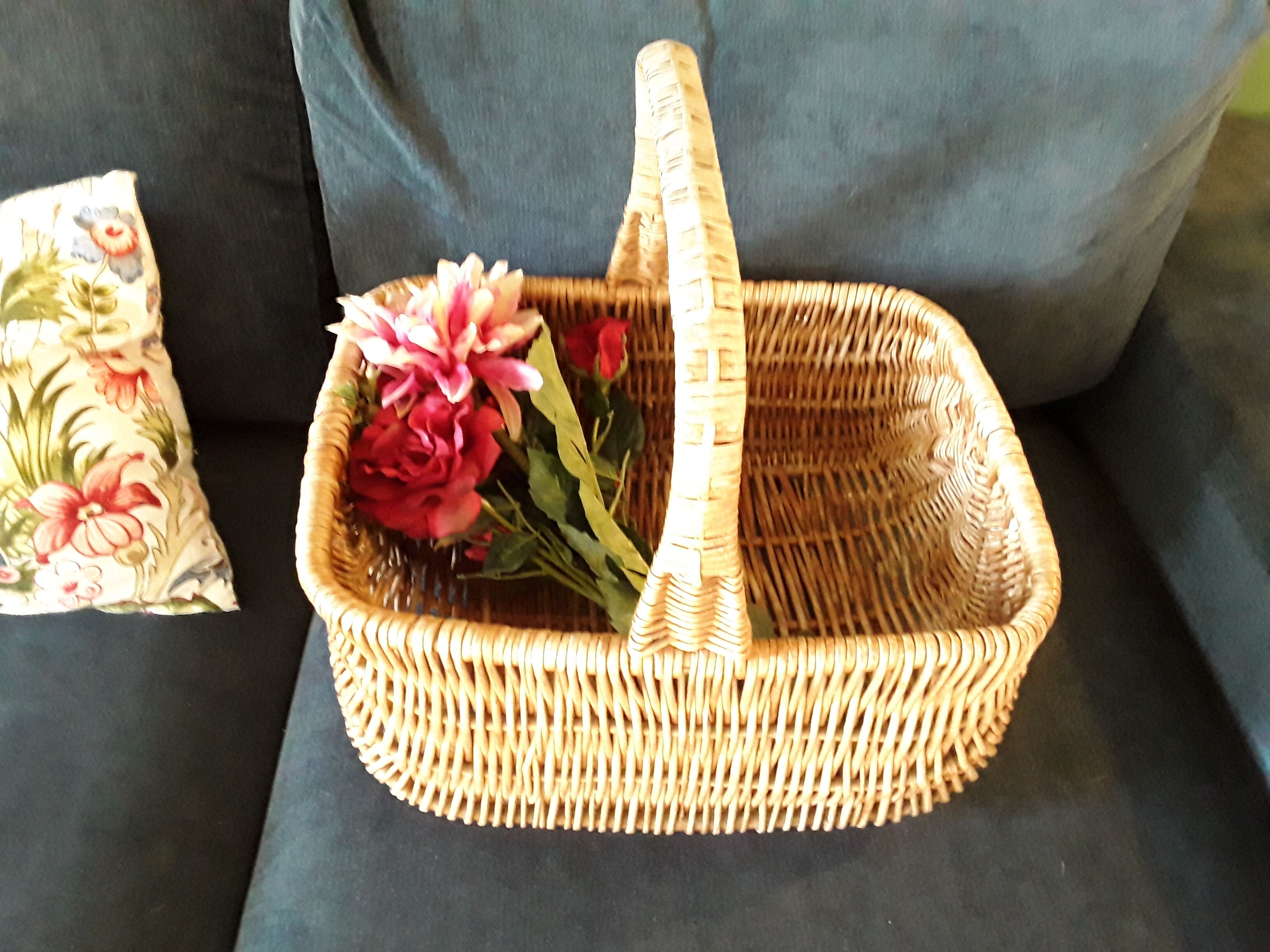 Old wicker basket