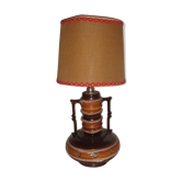 1970 enamelled ceramic seventies lamp