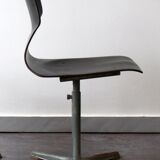 Pair of evolutionary chairs pae Adam Stegner for Flötotto Pagholz, 70's