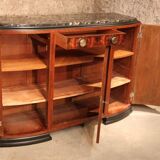 1930s art deco style walnut sideboard