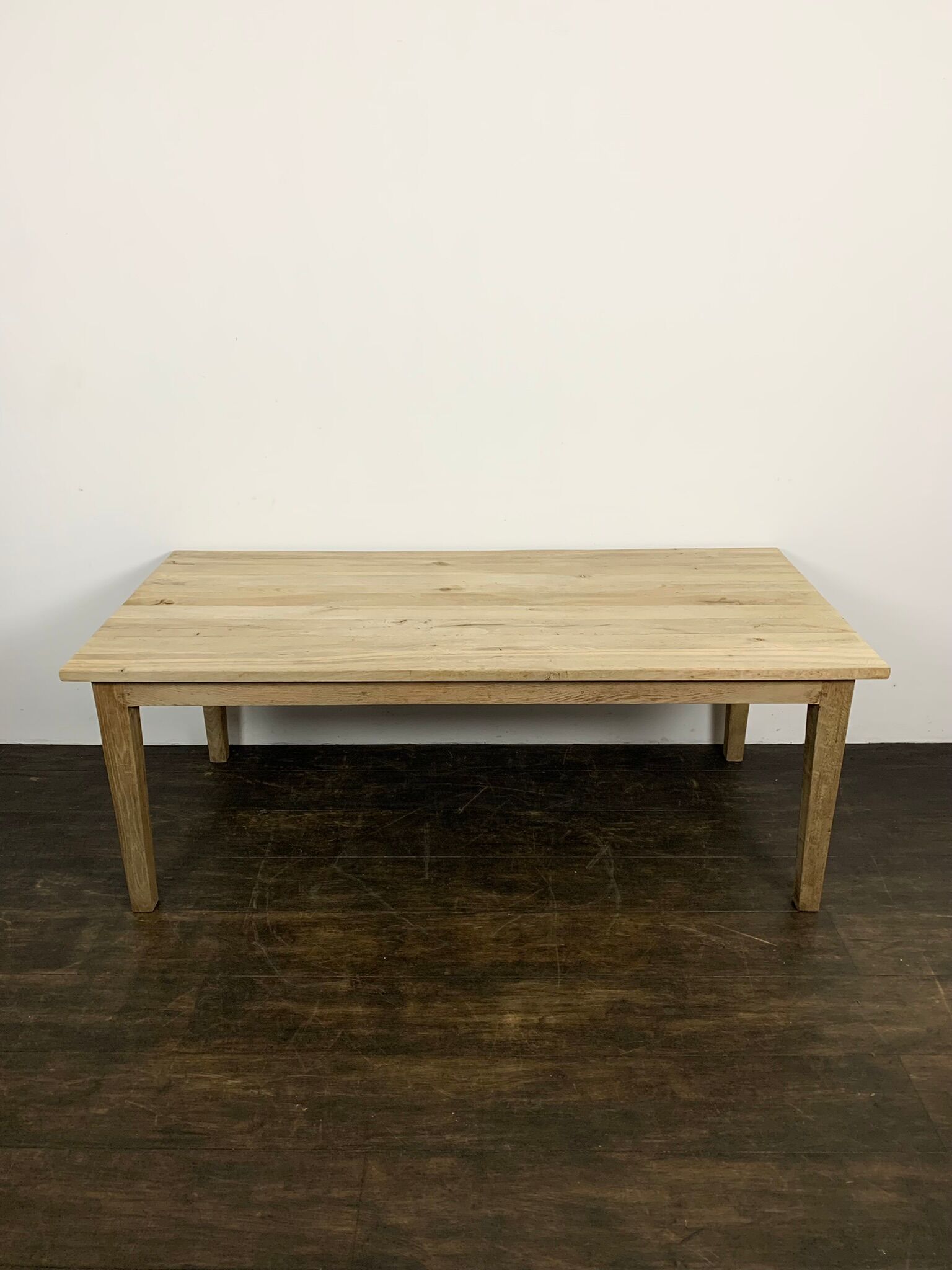 Massive oak dining table